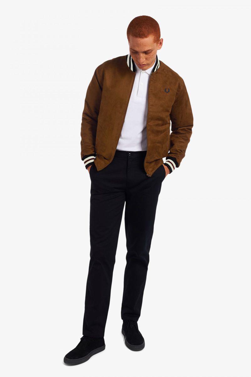 Dark Brown Fred Perry J2848 Men's Jackets | PH 1202PJJQ